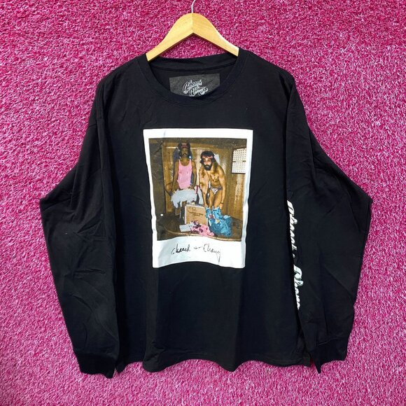 Cheech & Chong 90's Era Photo Print Long Sleeve T-Shirt XL - Picture 1 of 4
